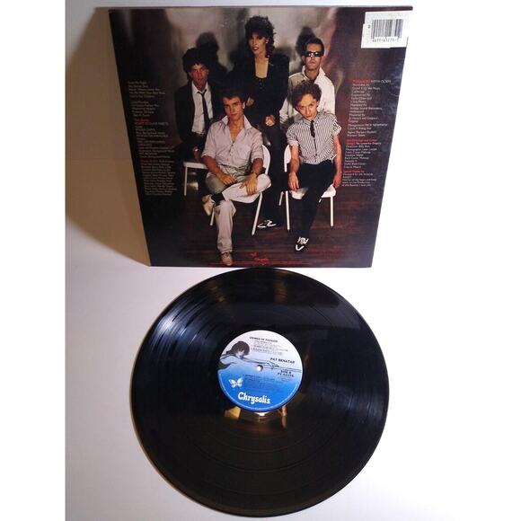 Pat Benatar Crimes Of Passion Vinyl 12" LP Record Album 1983 Pop Rock Paste Over - Picture 3 of 4